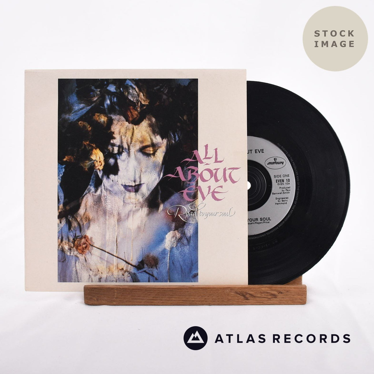 All About Eve Road To Your Soul Vinyl Record - Sleeve & Record Side-By-Side