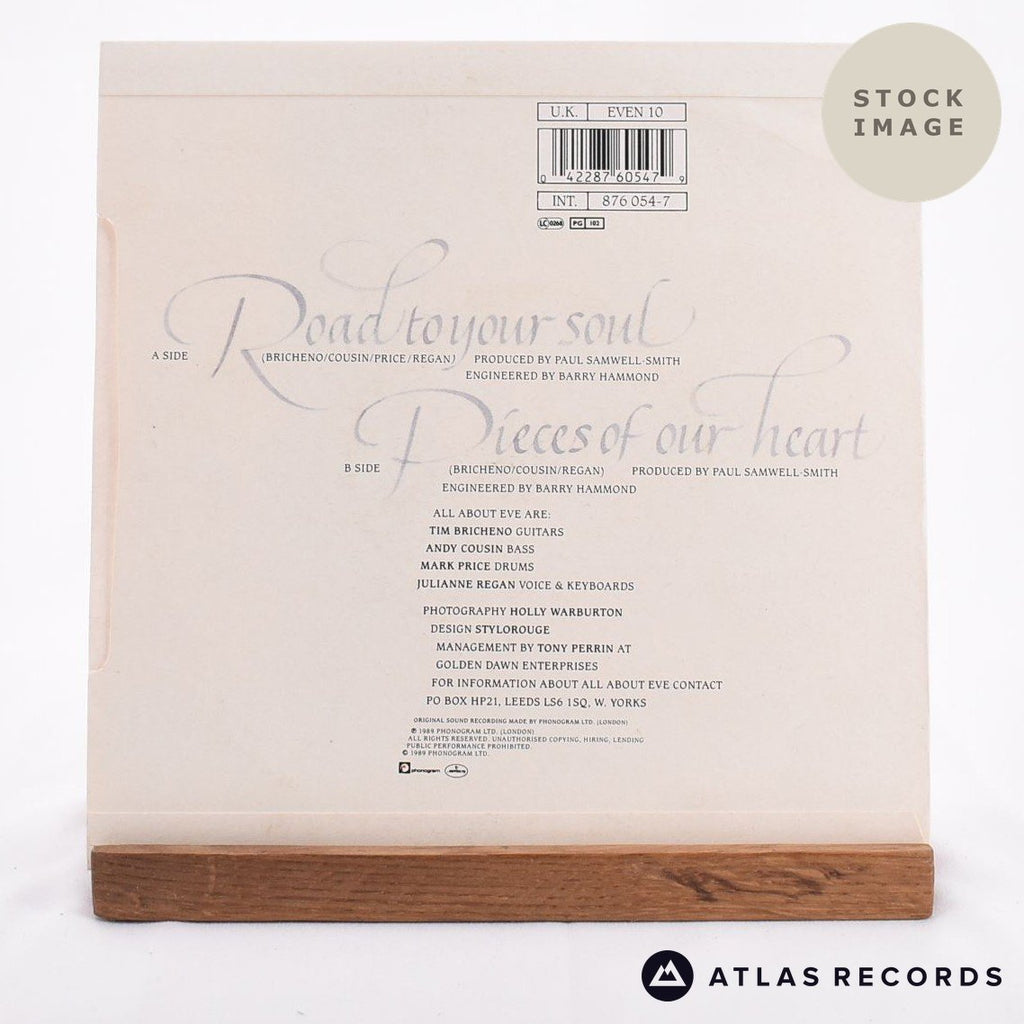 All About Eve Road To Your Soul Vinyl Record - Reverse Of Sleeve