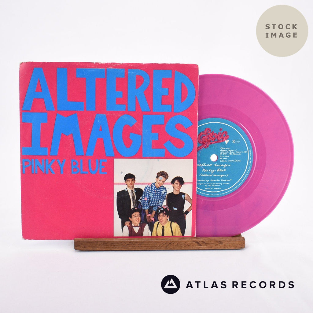 Altered Images Pinky Blue Vinyl Record - Sleeve & Record Side-By-Side