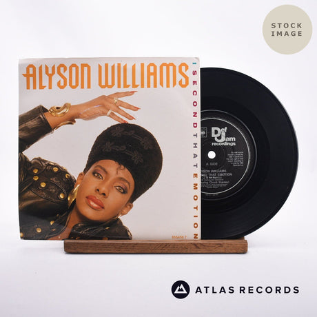 Alyson Williams I Second That Emotion 7" Vinyl Record - Sleeve & Record Side-By-Side