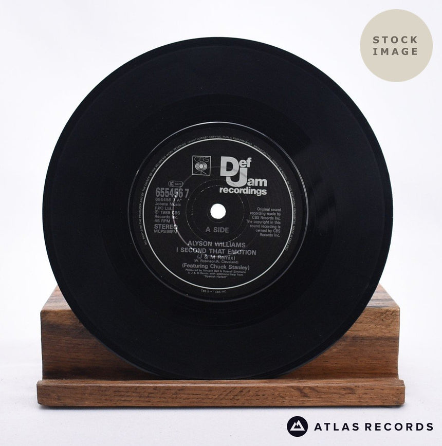 Alyson Williams I Second That Emotion 7" Vinyl Record - Record A Side