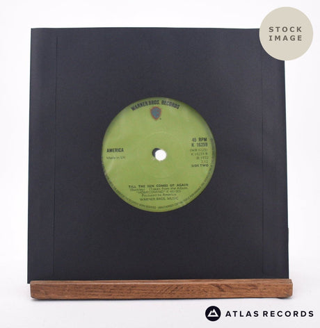 America Don't Cross The River 7" Vinyl Record - Reverse Of Sleeve