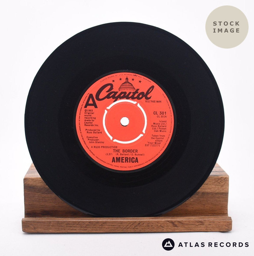 America The Border 7" Vinyl Record - Record A Side