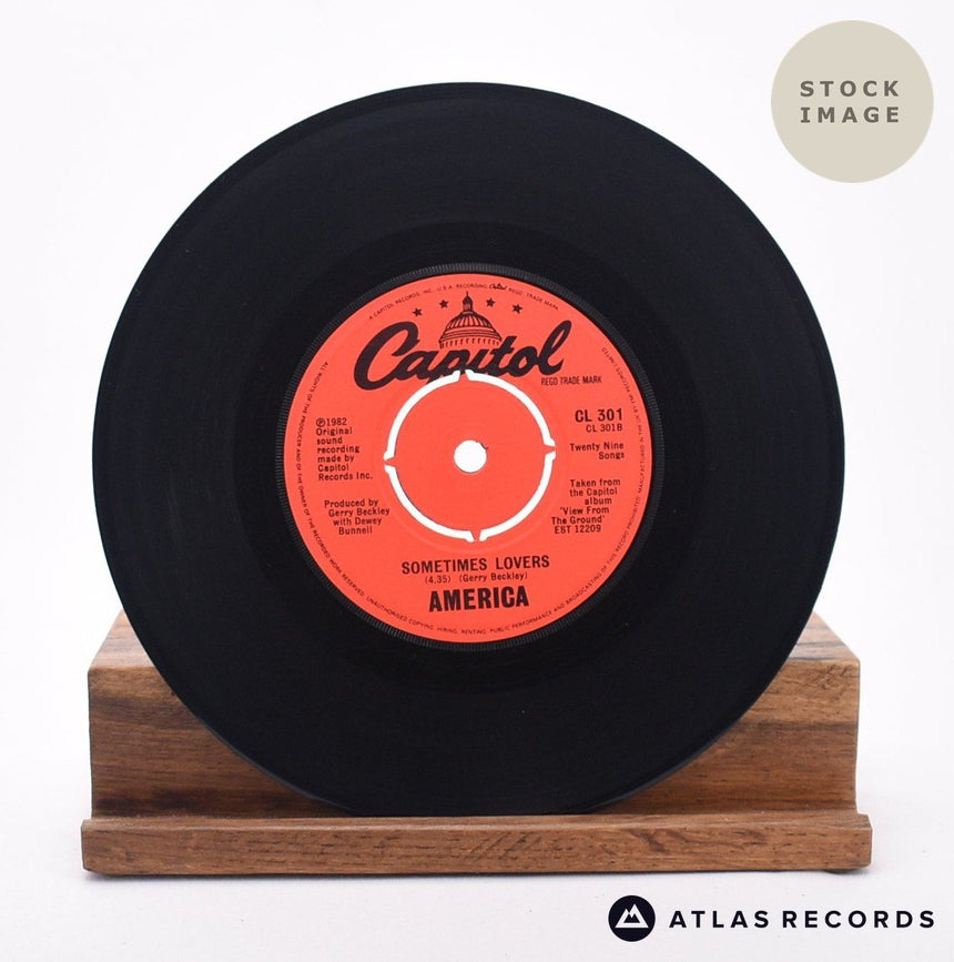 America The Border 7" Vinyl Record - Record B Side