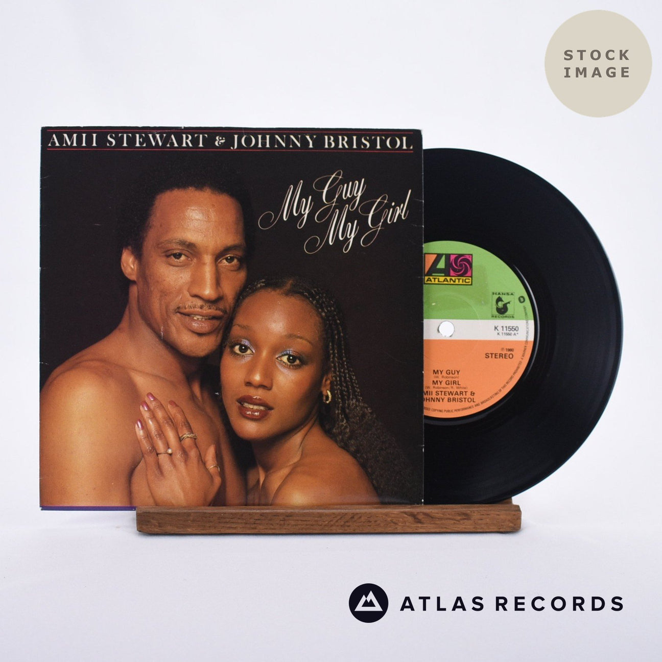 Amii Stewart My Guy, My Girl Vinyl Record - Sleeve & Record Side-By-Side