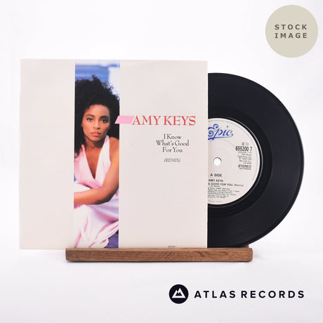 Amy Keys I Know What's Good For You 7" Vinyl Record - Sleeve & Record Side-By-Side