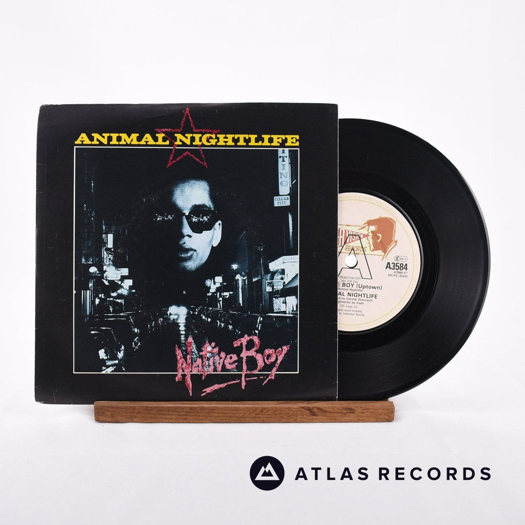 Animal Nightlife Native Boy 7" Vinyl Record - Front Cover & Record