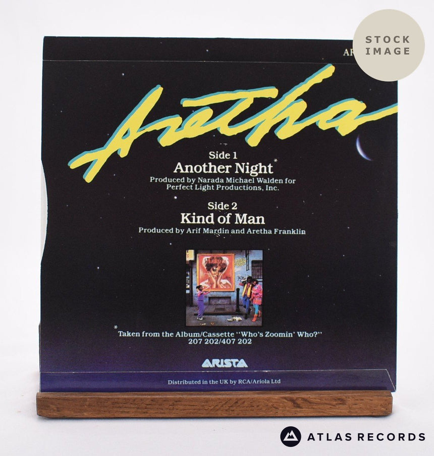 Aretha Franklin Another Night Vinyl Record - Reverse Of Sleeve