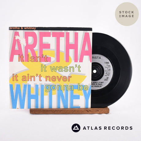 Aretha Franklin It Isn't, It Wasn't, It Ain't Never Gonna Be Vinyl Record - Sleeve & Record Side-By-Side