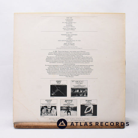 Argent - The Best Of Argent - An Anthology - LP Vinyl Record - VG+/EX