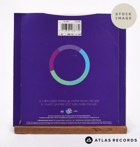 Ariel Rollercoaster Vinyl Record - Reverse Of Sleeve