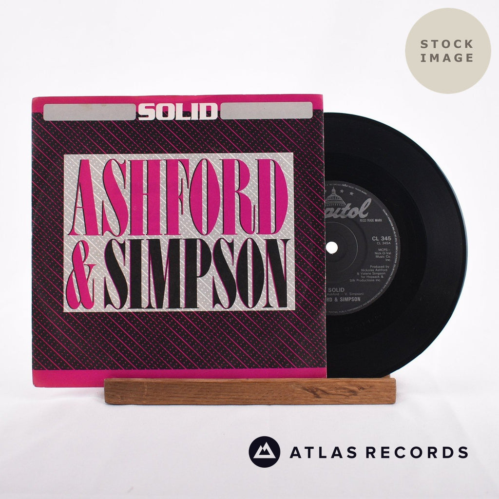 Ashford & Simpson Solid Vinyl Record - Sleeve & Record Side-By-Side