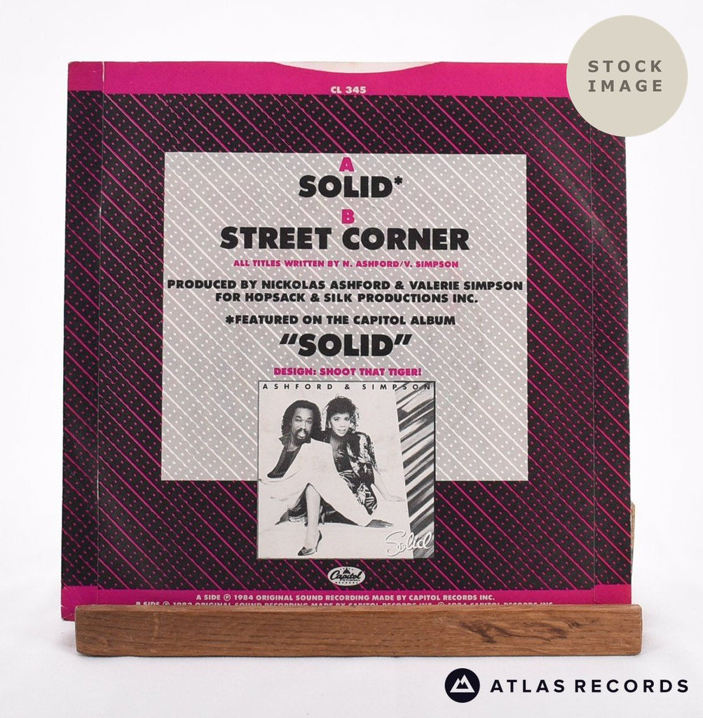Ashford & Simpson Solid Vinyl Record - Reverse Of Sleeve