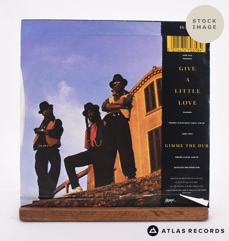 Aswad Give A Little Love 1978 Vinyl Record - Reverse Of Sleeve