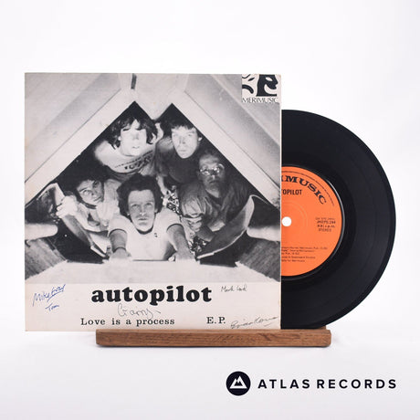 Autopilot Love Is A Process E.P. 7" Vinyl Record - Front Cover & Record