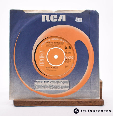 Average White Band - Atlantic Avenue / She's A Dream - 7" Vinyl Record - VG+/VG+