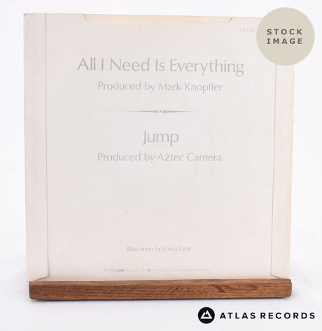 Aztec Camera All I Need Is Everything Vinyl Record - Reverse Of Sleeve