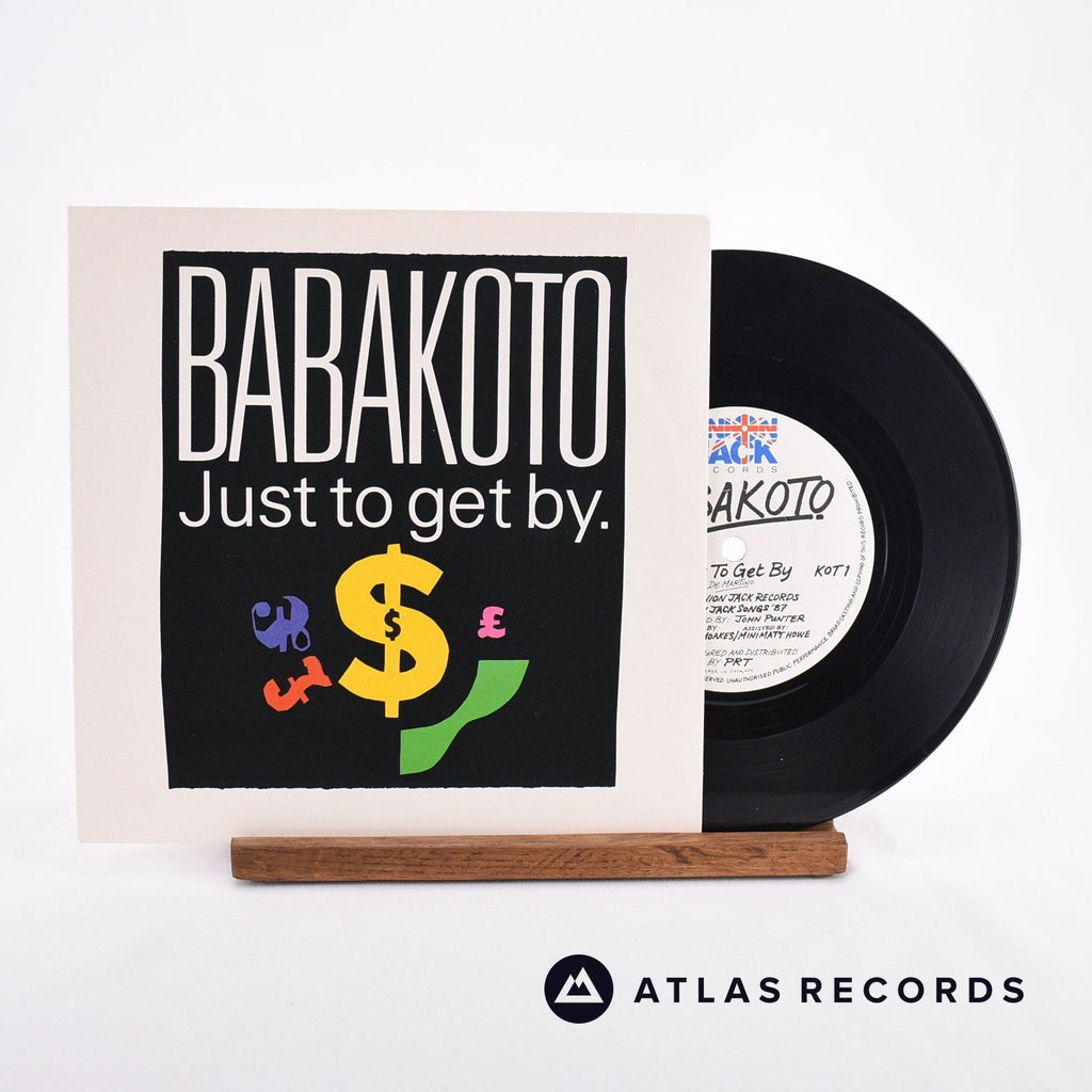 Babakoto Just To Get By 7" Vinyl Record - Front Cover & Record