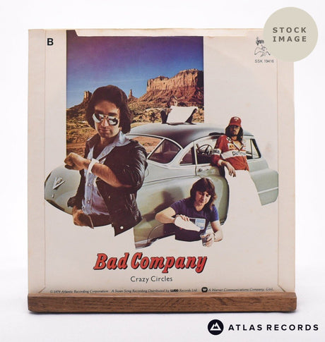 Bad Company Rock 'N' Roll Fantasy 7" Vinyl Record - Reverse Of Sleeve