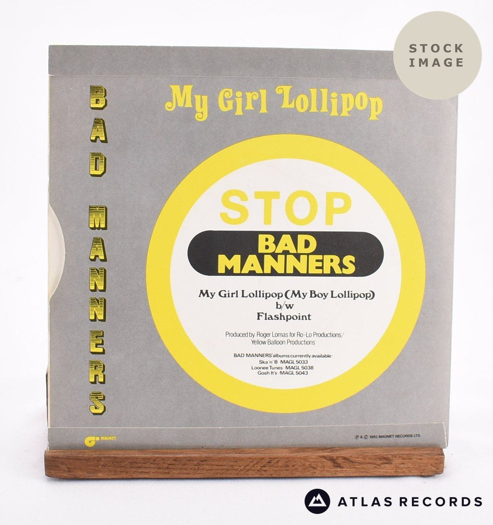 Bad Manners My Girl Lollipop 1981 Vinyl Record - Reverse Of Sleeve