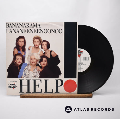 Bananarama Help 12" Vinyl Record - Front Cover & Record