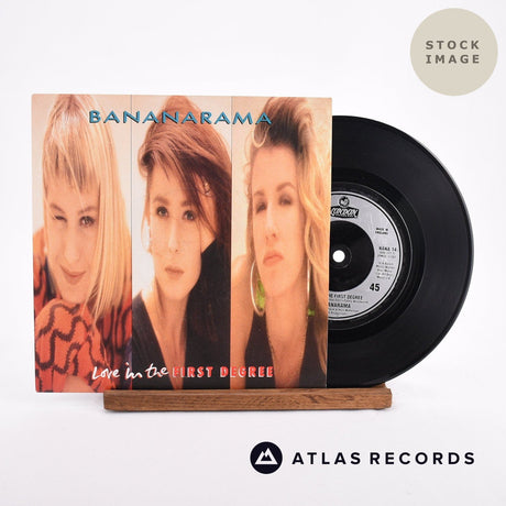 Bananarama Love In The First Degree 1981 Vinyl Record - Sleeve & Record Side-By-Side