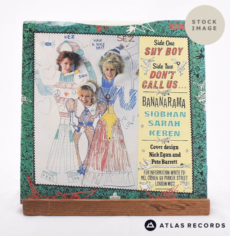 Bananarama Shy Boy 1988 Vinyl Record - Reverse Of Sleeve