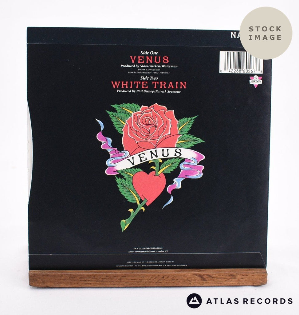 Bananarama Venus Vinyl Record - Reverse Of Sleeve
