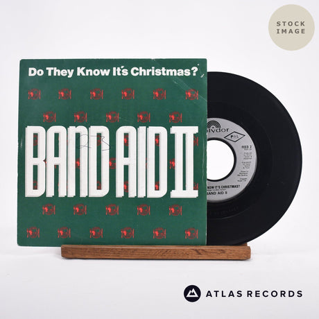 Band Aid II Do They Know It's Christmas? 1979 Vinyl Record - Sleeve & Record Side-By-Side