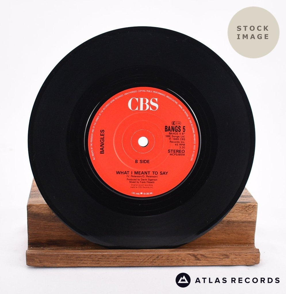 Bangles Eternal Flame Vinyl Record - Record B Side