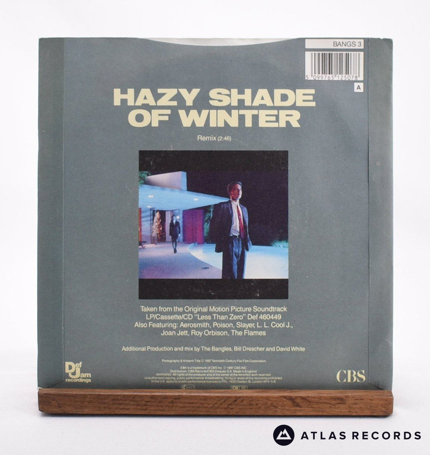 Bangles - Hazy Shade Of Winter - 7" Vinyl Record - EX/VG+