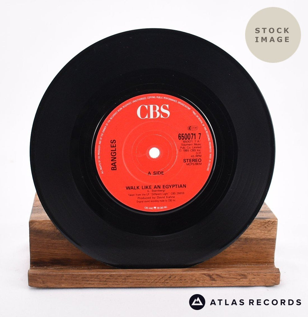 Bangles Walk Like An Egyptian Vinyl Record - Record A Side