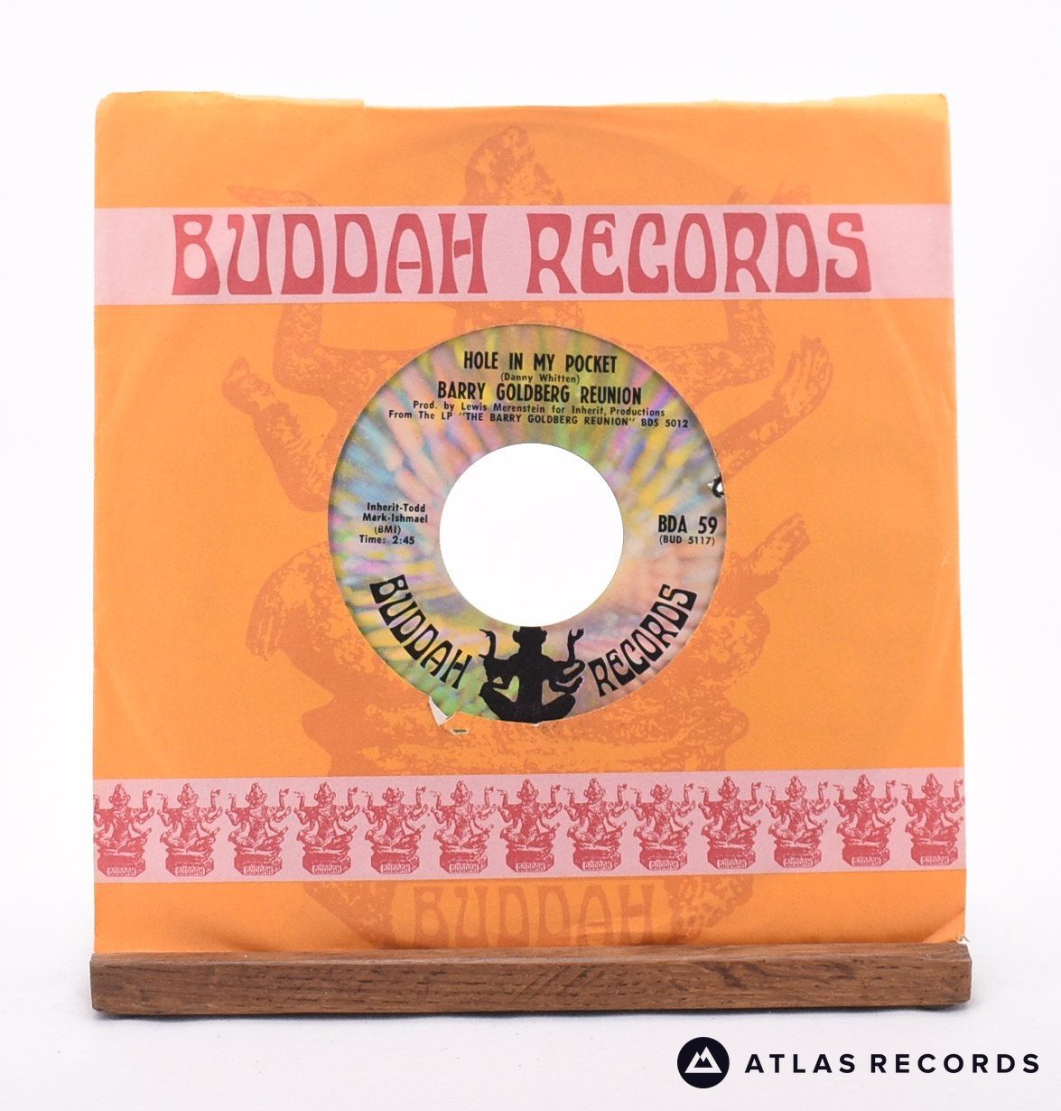 Barry Goldberg Reunion Hole In My Pocket 7" Vinyl Record - In Sleeve