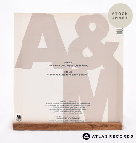 Barry White I Wanna Do It Good To Ya Vinyl Record - Reverse Of Sleeve