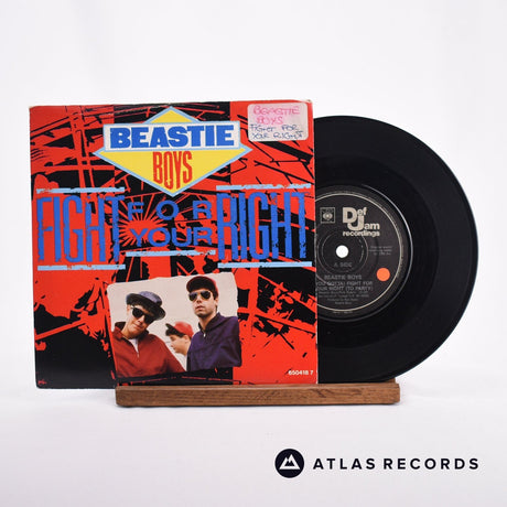Beastie Boys Fight For Your Right 7" Vinyl Record - Front Cover & Record