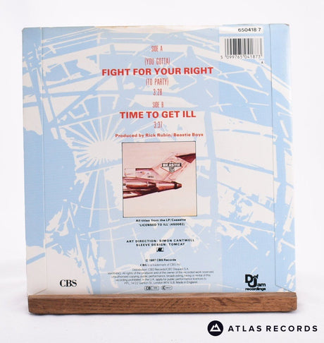 Beastie Boys - Fight For Your Right - 7" Vinyl Record - EX/EX
