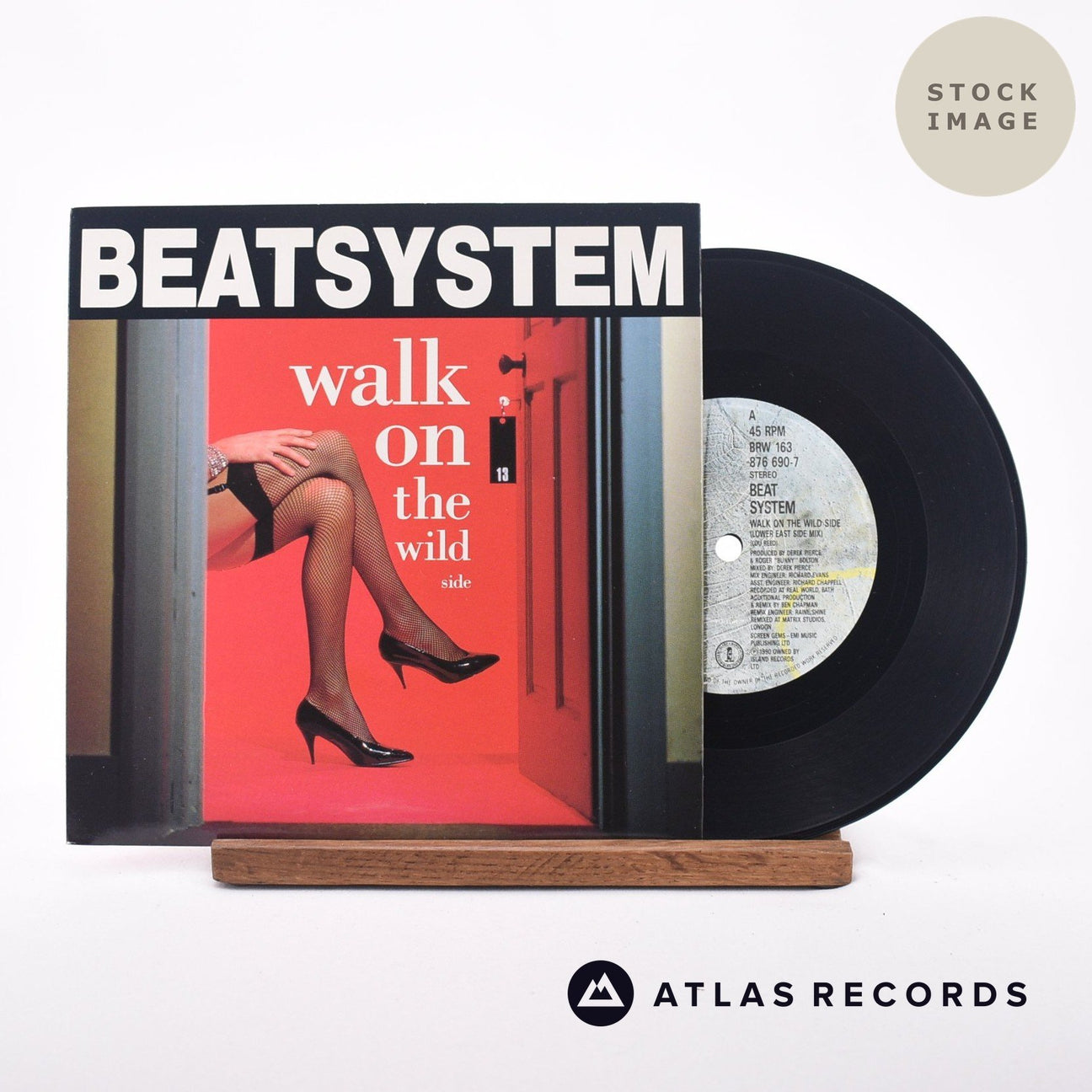 Beatsystem Walk On The Wild Side 7" Vinyl Record - Sleeve & Record Side-By-Side