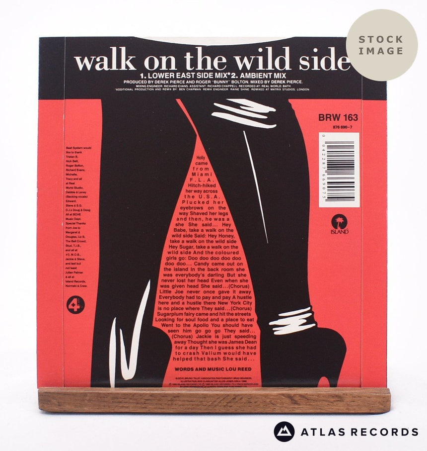 Beatsystem Walk On The Wild Side 7" Vinyl Record - Reverse Of Sleeve