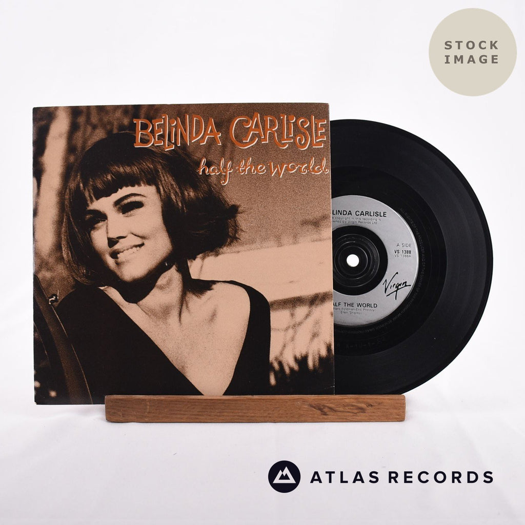 Belinda Carlisle Half The World Vinyl Record - Sleeve & Record Side-By-Side