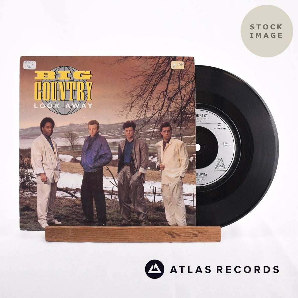 Big Country Look Away Vinyl Record - Sleeve & Record Side-By-Side
