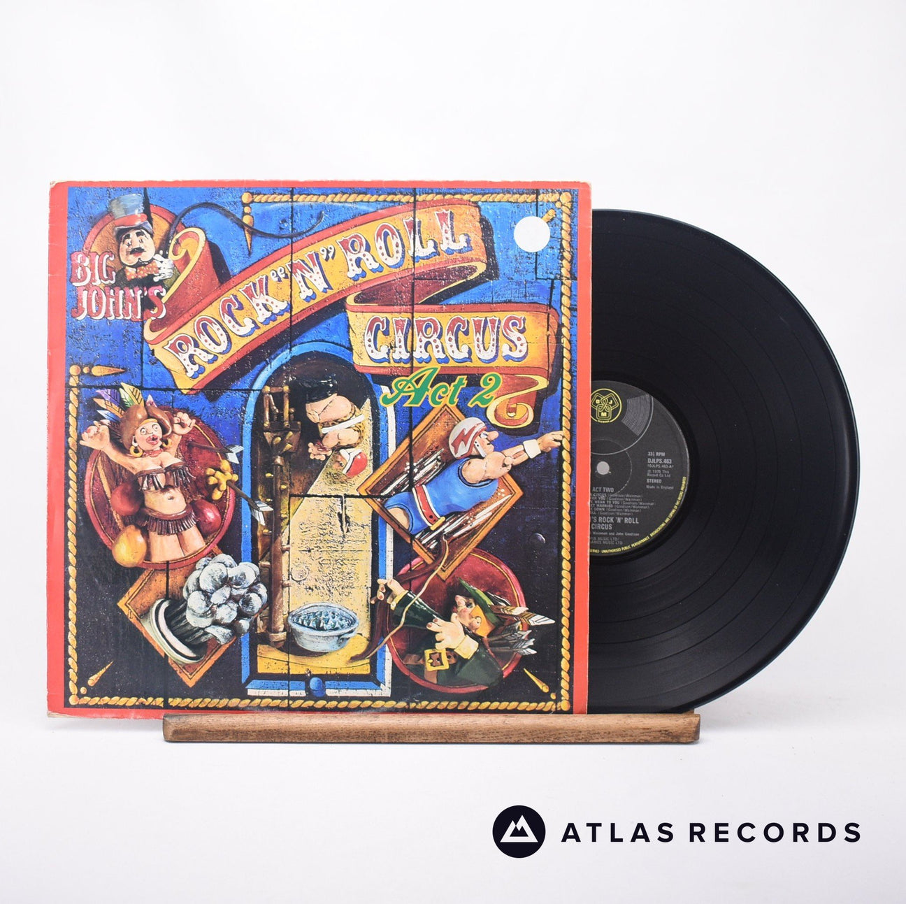 Big John's Rock 'N' Roll Circus Big John's Rock 'N' Roll Circus Act 2 LP Vinyl Record - Front Cover & Record