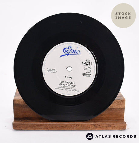 Big Trouble Crazy World 1985 Vinyl Record - Record A Side