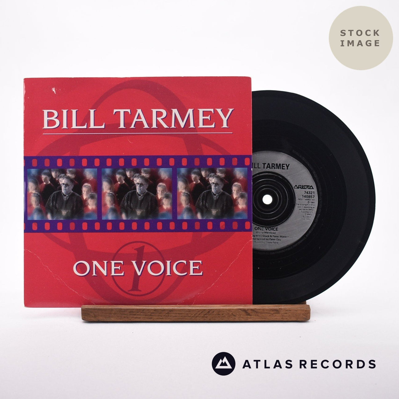 Bill Tarmey One Voice 7" Vinyl Record - Sleeve & Record Side-By-Side