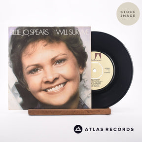 Billie Jo Spears I Will Survive 7" Vinyl Record - Sleeve & Record Side-By-Side