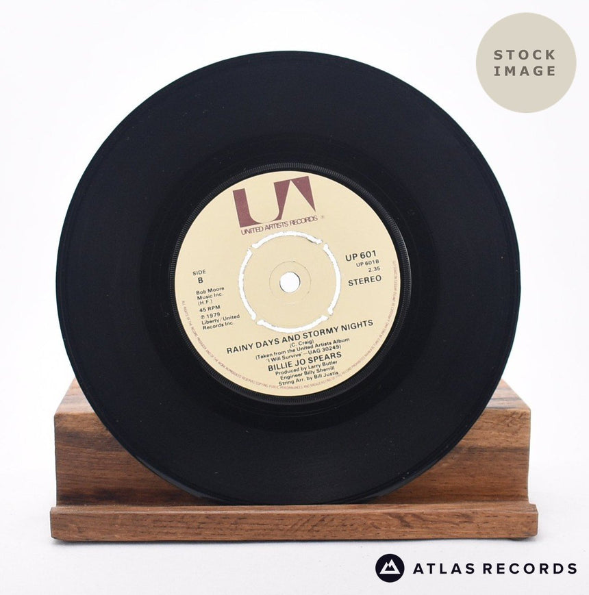 Billie Jo Spears I Will Survive 7" Vinyl Record - Record B Side