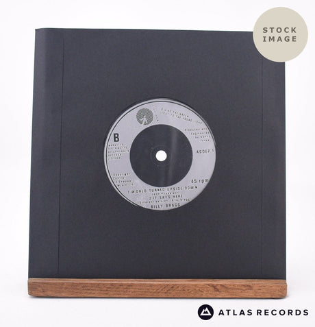 Billy Bragg Between The Wars 7" Vinyl Record - Reverse Of Sleeve