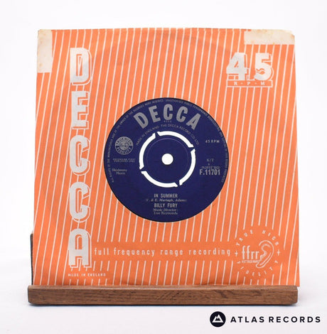 Billy Fury In  Summer 7" Vinyl Record - In Sleeve
