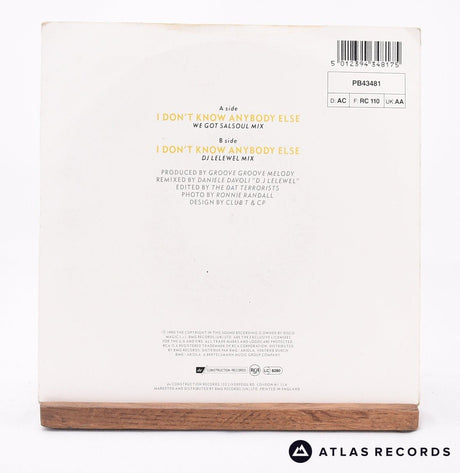 Black Box - I Don't Know Anybody Else (We Got Salsoul Mix) - 7" Vinyl Record - VG+/VG+