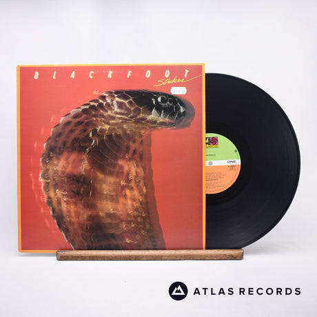 Blackfoot Strikes LP Vinyl Record - Front Cover & Record