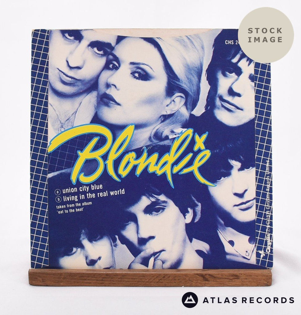 Blondie Union City Blue 1989 Vinyl Record - Reverse Of Sleeve